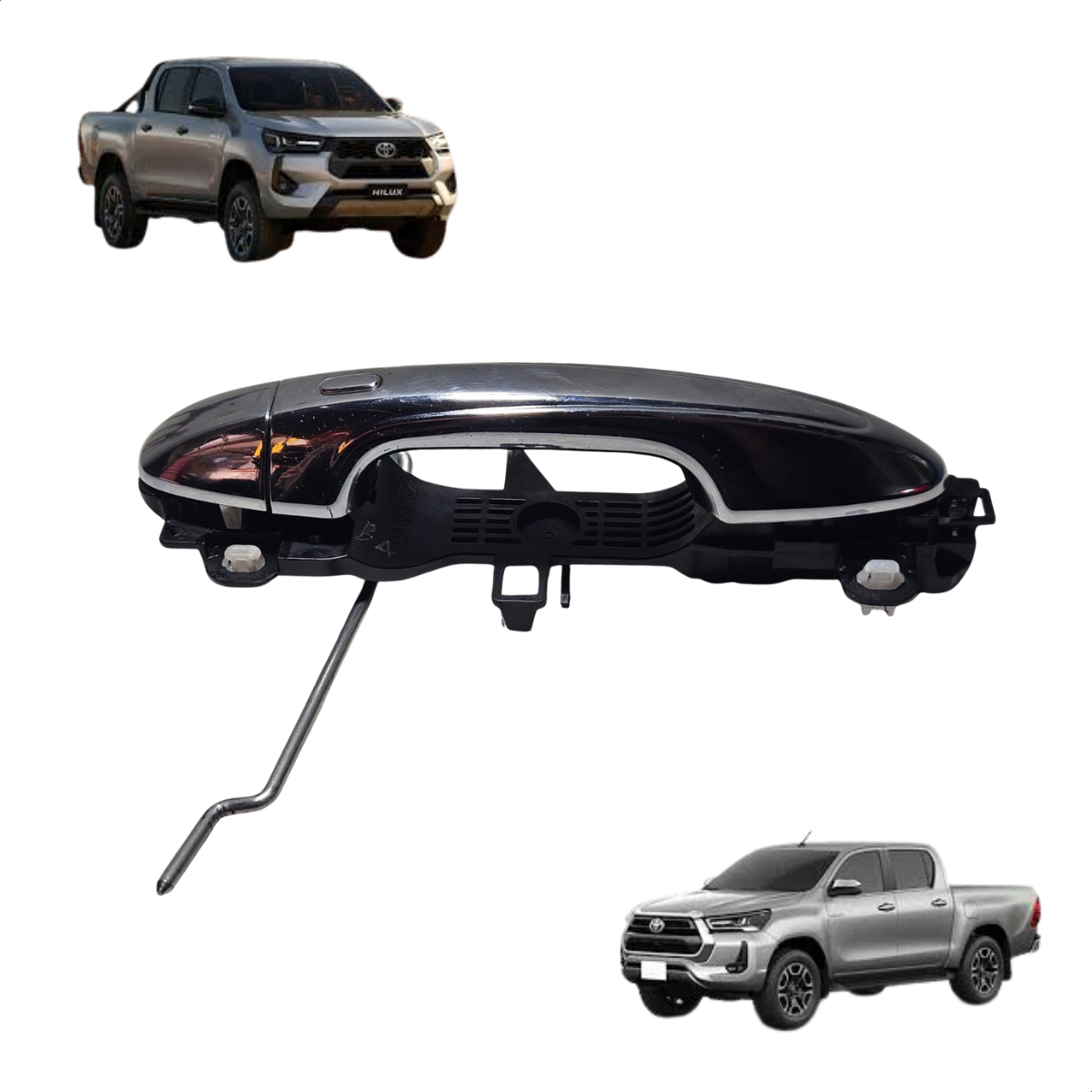 MAÇANETA EXTERNA DIANTEIRA DIREITA HILUX/SW4 2016/2025 SA3FR