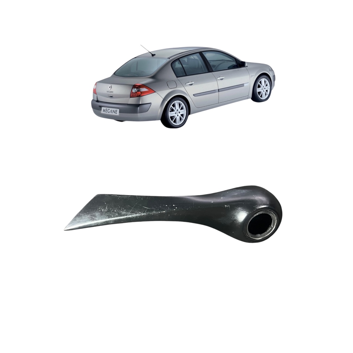 Moldura botão de vidro dianteiro direito Renault megane 7/12 - Imagem 2