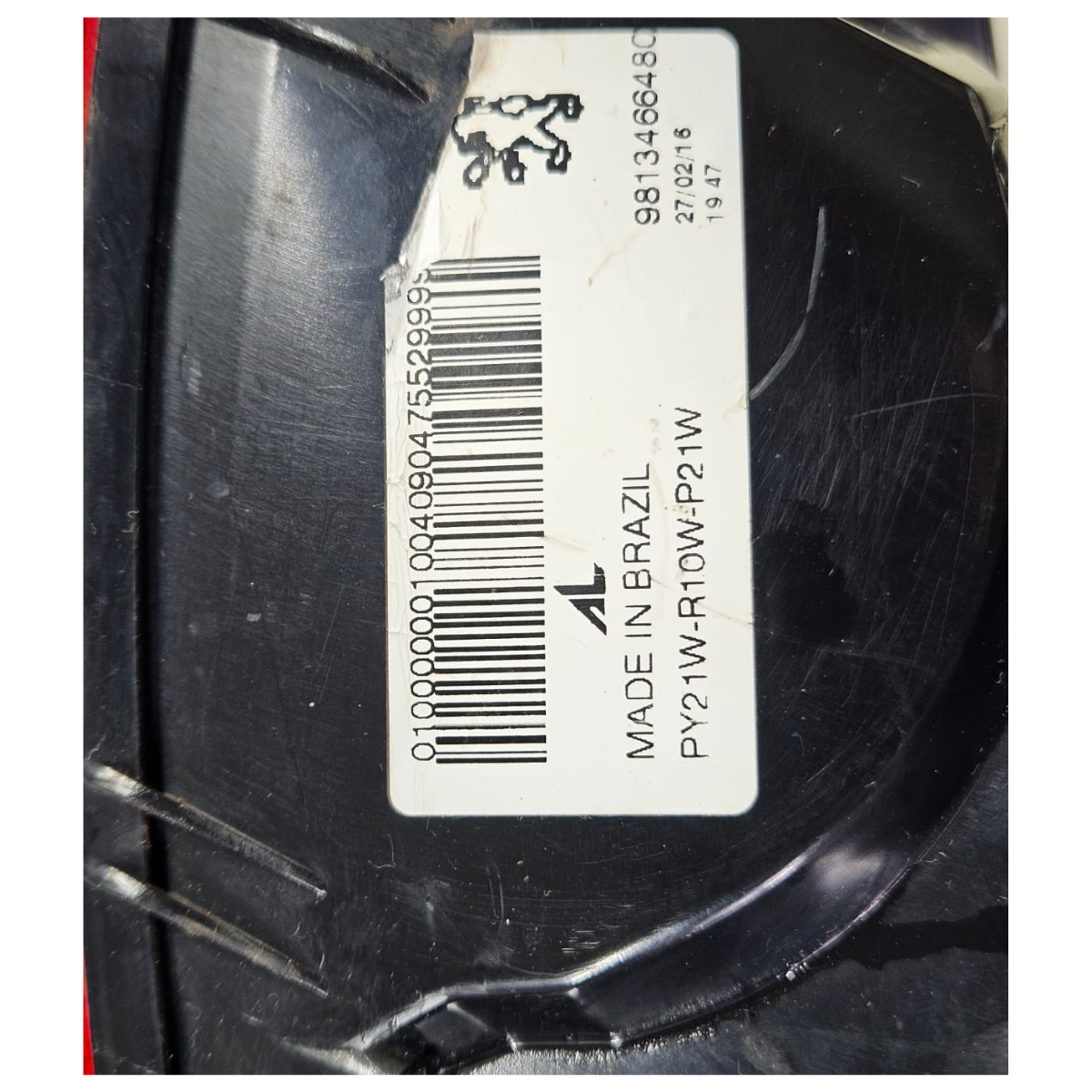 LANTERNA TRASEIRA ESQUERDA PEUGEOT 208 2014/2019 IN. (C/DETA - Imagem 4