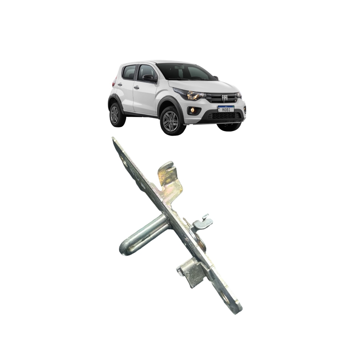 Batente Tampa Traseira Porta Malas  Fiat Mobi 2016-2025 Orig - Imagem 2