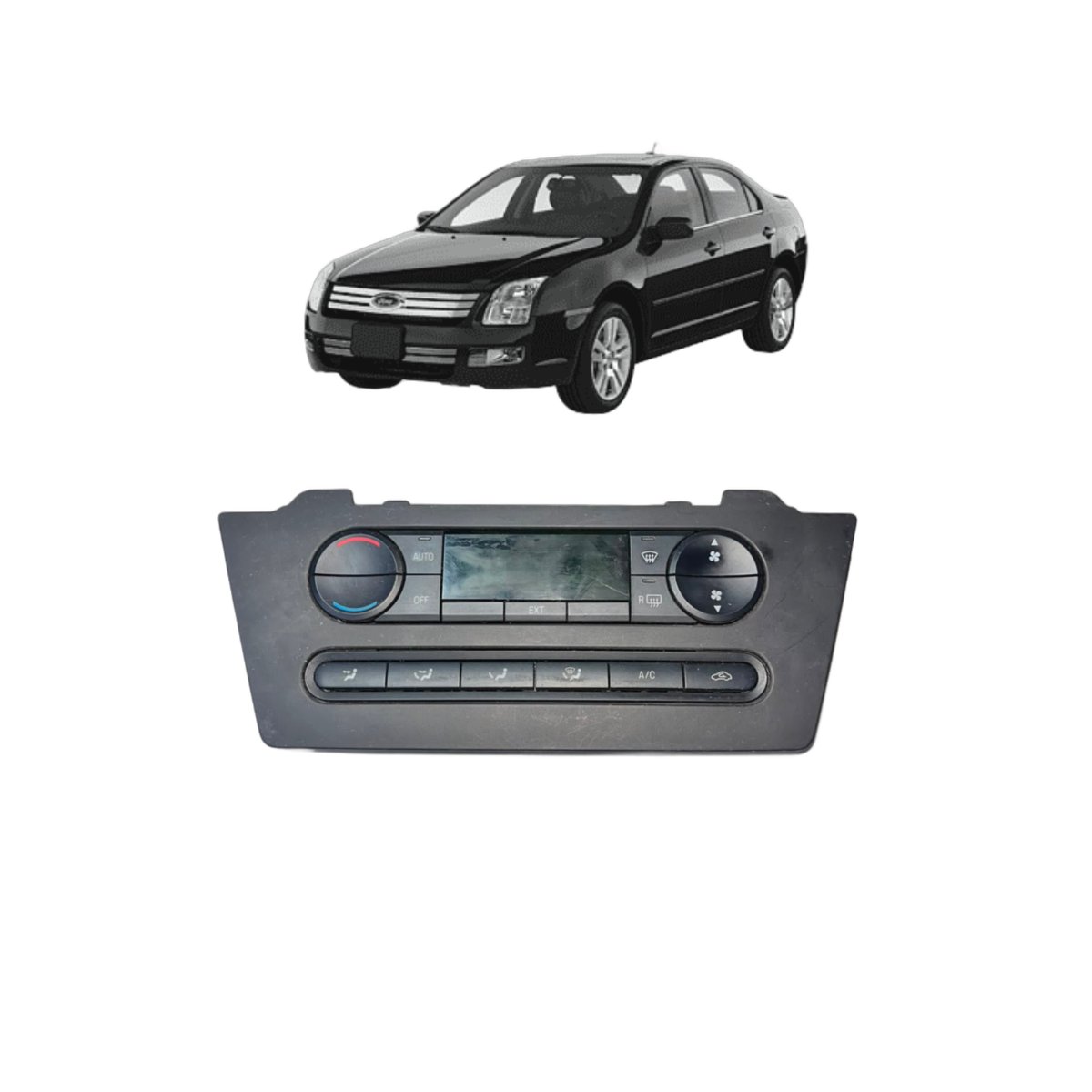 Comando Ar Condicionado Digital Ford Fusion Original Usado - Imagem 1