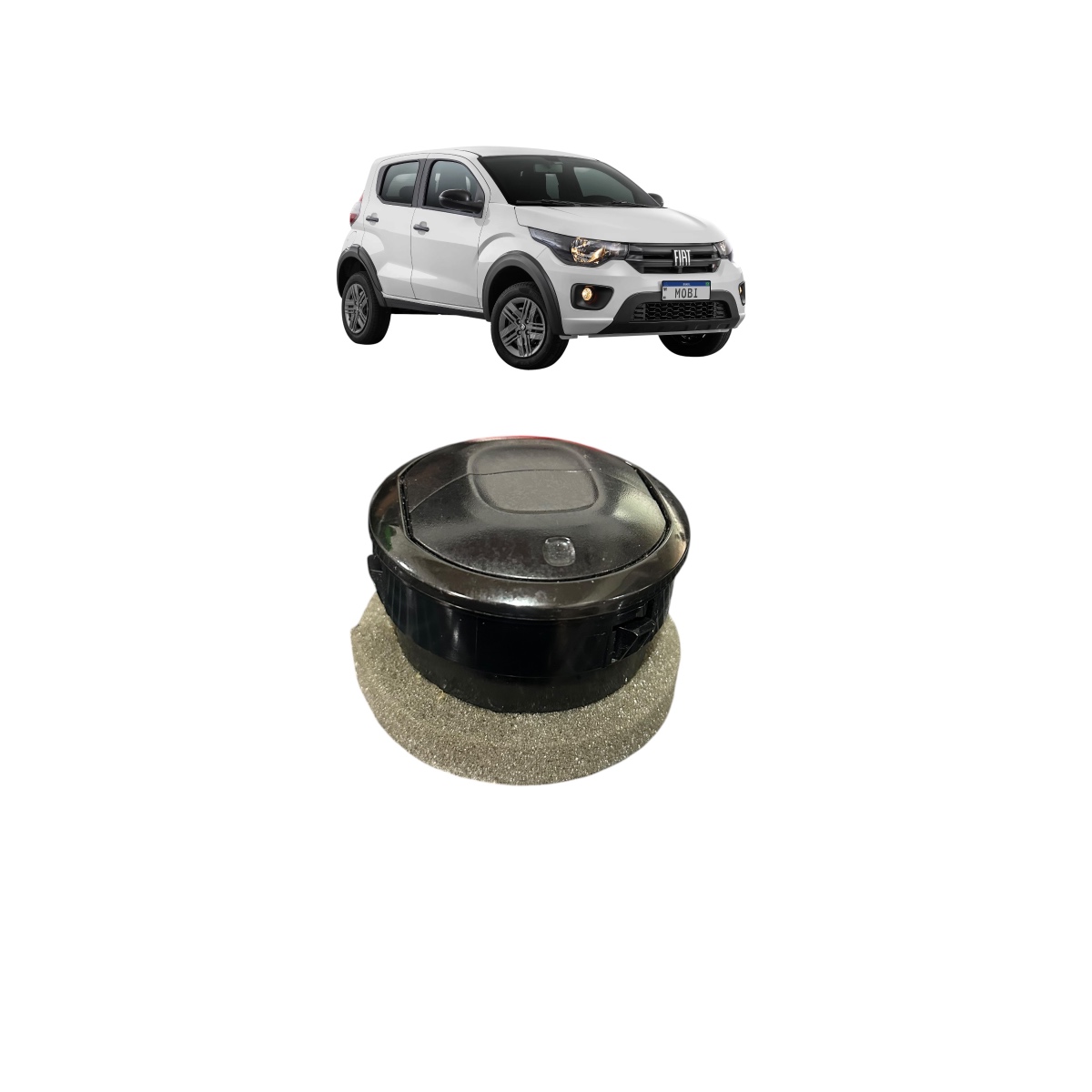 Difusor Saída De Ar Lateral Fiat Mobi 2015 A 2022 - Imagem 3