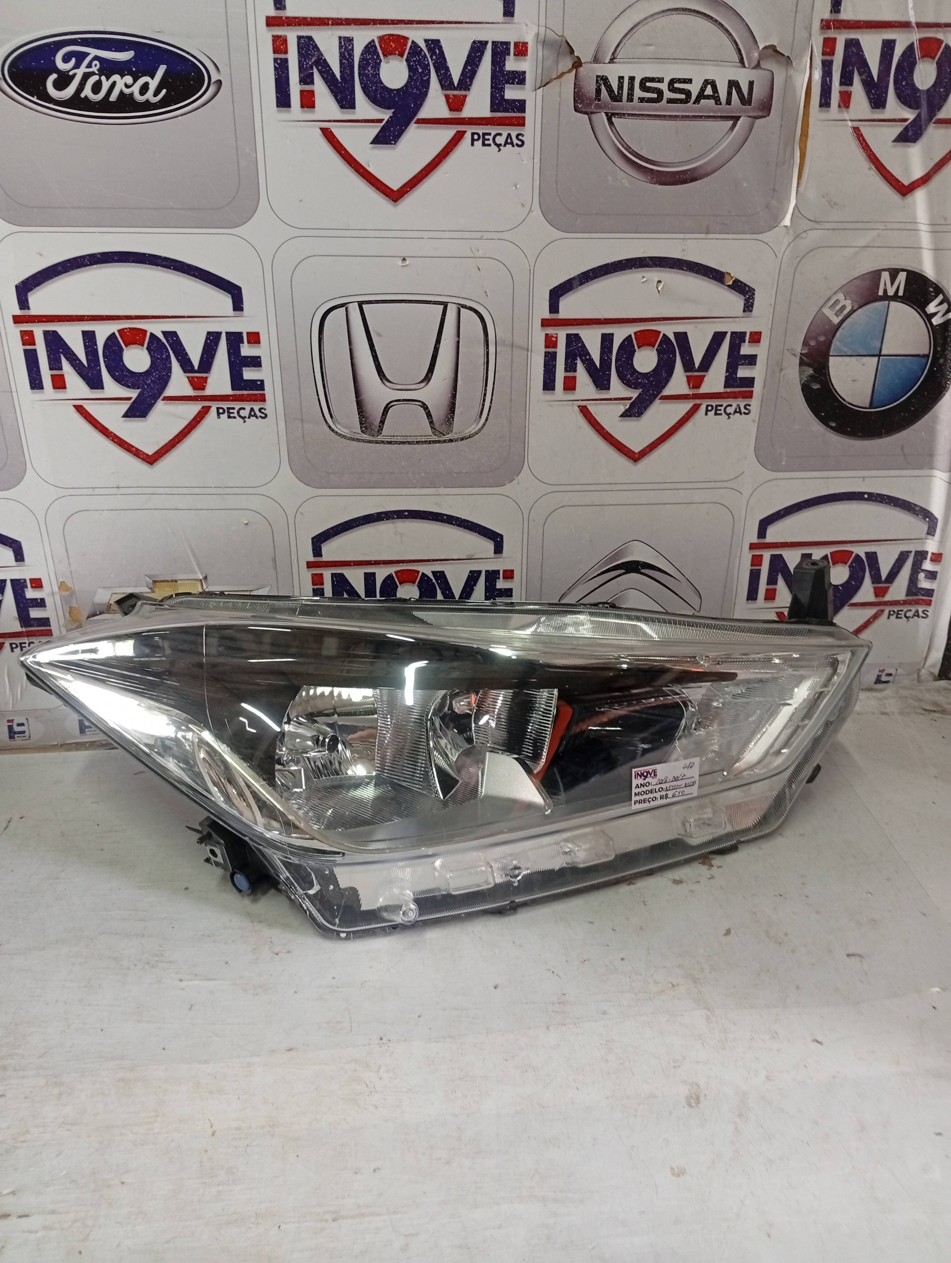 Farol Dianteiro Nissan Kicks 2017 a 2021 Ld com LED