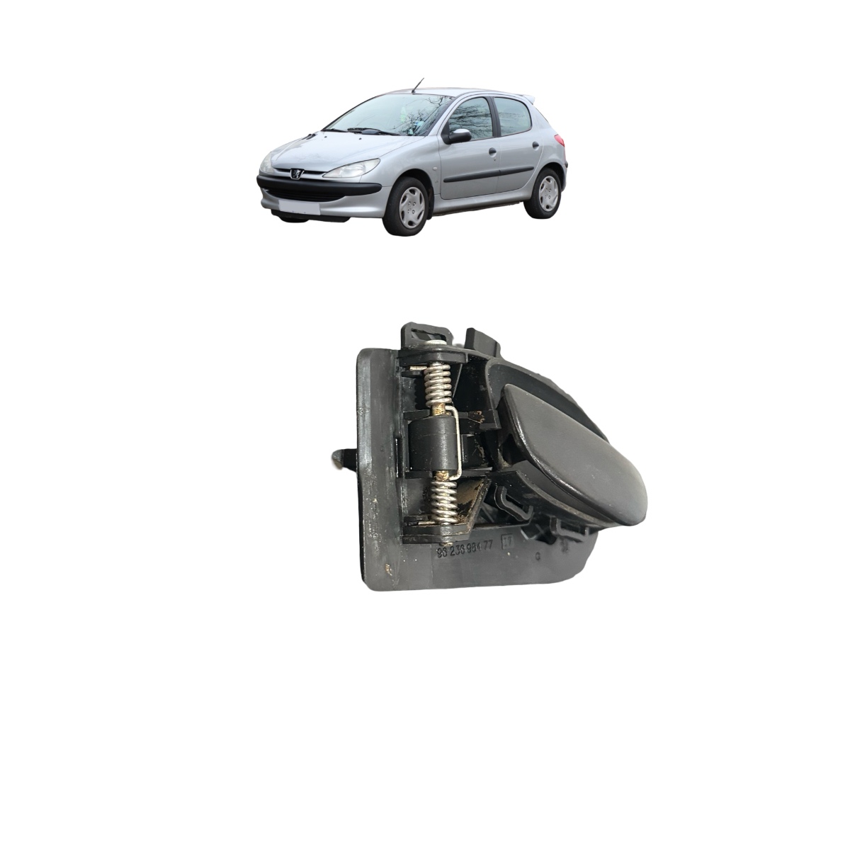 Maçaneta Interna Dianteira Esq Peugeot 206 07/11 9623698477 - Imagem 4