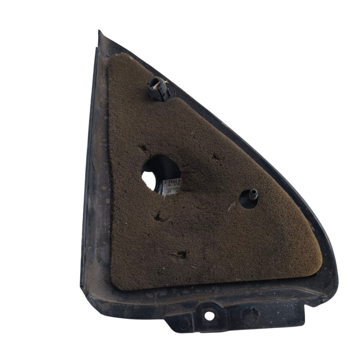 Moldura Interna Retrovisor Direito Vw Gol Parati 1996 1999 Preto - Imagem 3