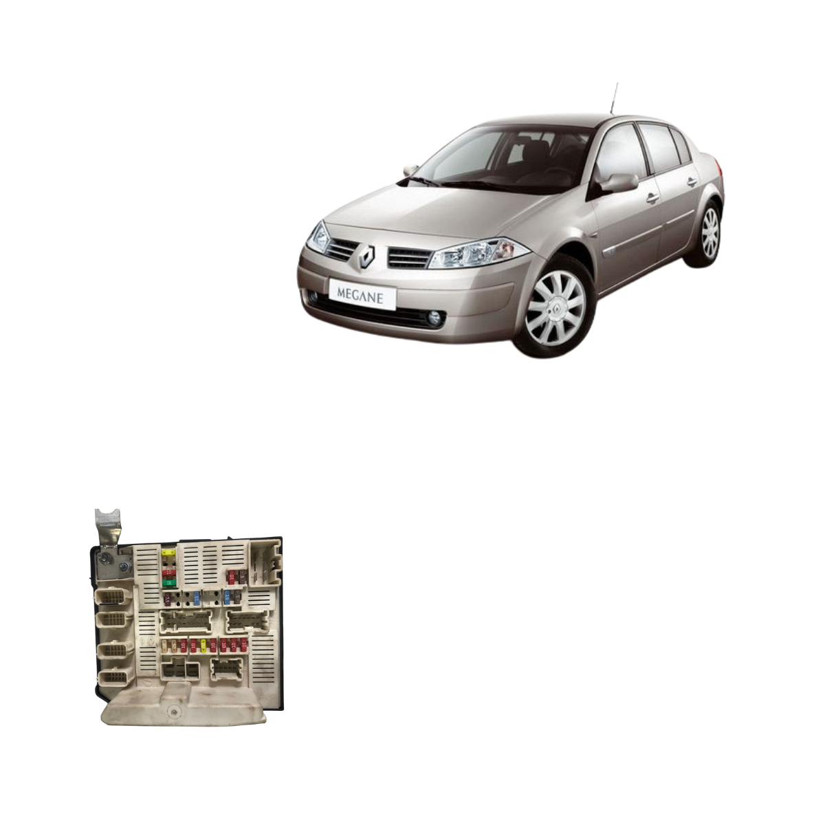 CAIXA FUSIVEL INTERNA/BCM MEGANE GRAND TOUR 1.6 16 2006/2012