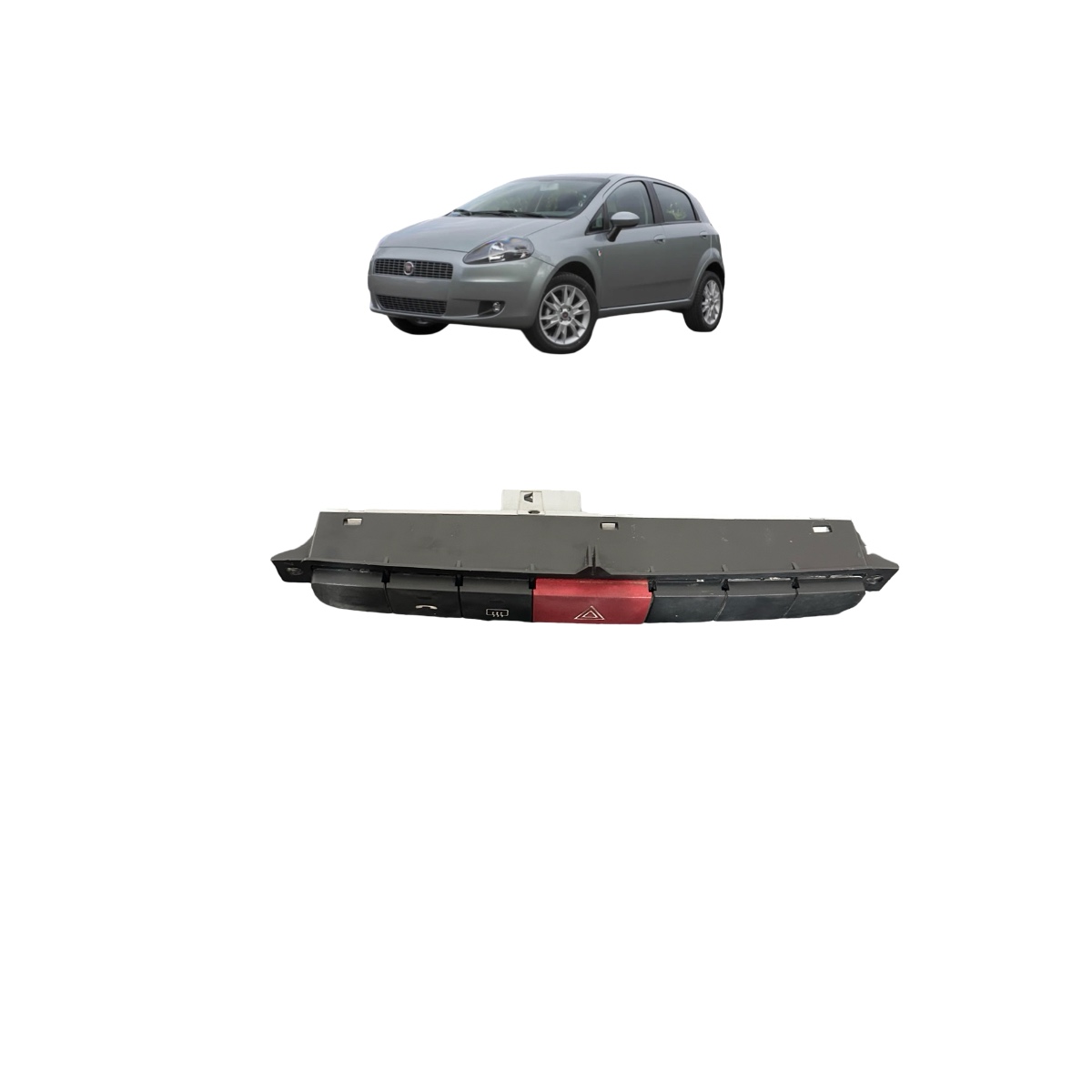 Comando Botão Fiat Punto Linea 2010/2015 Original - Imagem 2