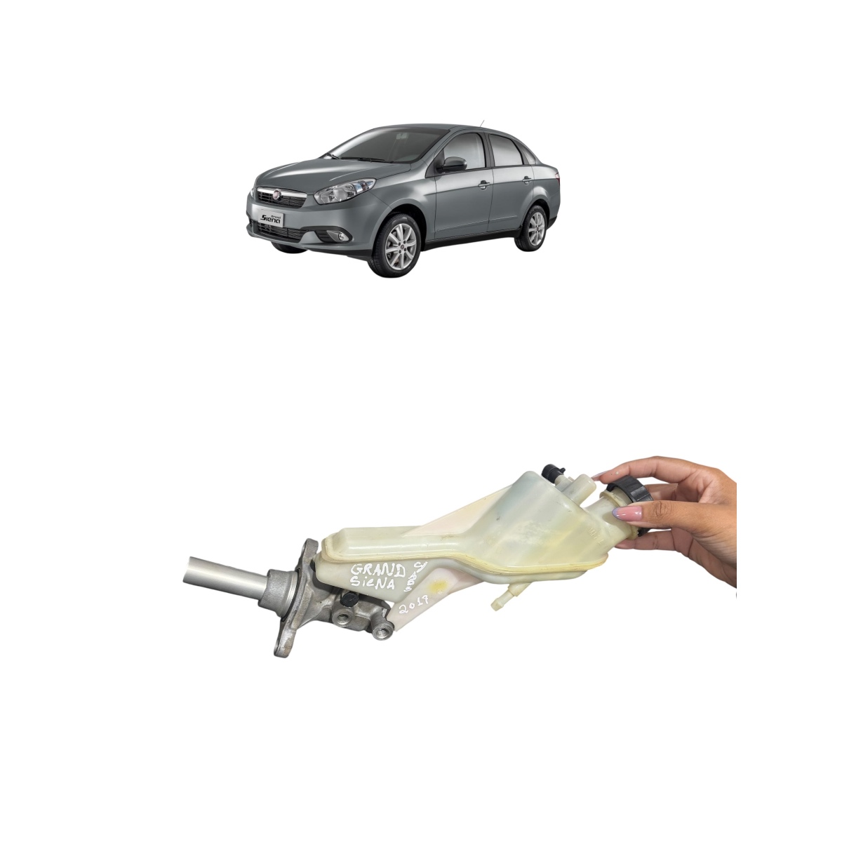 Cilindro Mestre Com ABS e Reservatorio Fiat Grand Siena 1.4 - Imagem 3