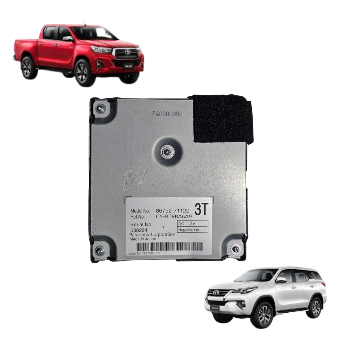 COMPUTADOR ESTACIONAMENTO HILUX/SW4 2016/2025 8679271120 BA.