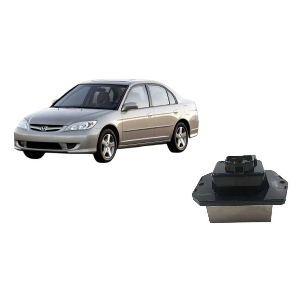 Resistência Do Ar Condicionado Honda Civic 1.8 2002 2011
