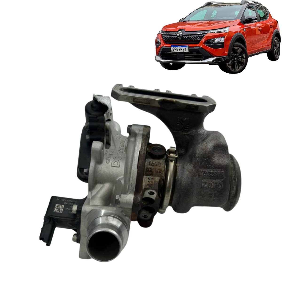 Kit Turbina Coletor e Sensores Renault Kardian 1.0 Tce 2022