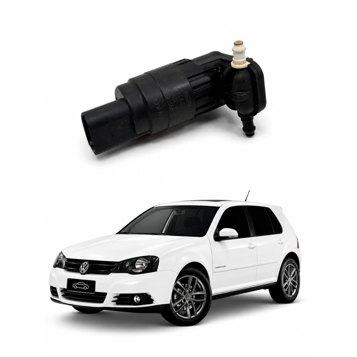 Motor Esguicho ParaBrisa VW Golf Sportline Limited 1K6955651 - Imagem 1