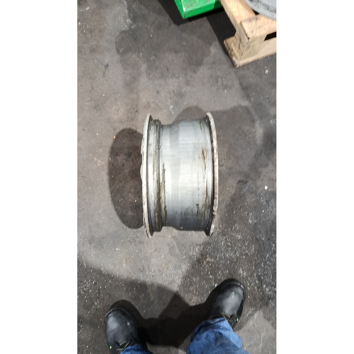 Roda De Liga Aro 15 Avulsa Modelo F49 5 Furos Avariada - Imagem 2