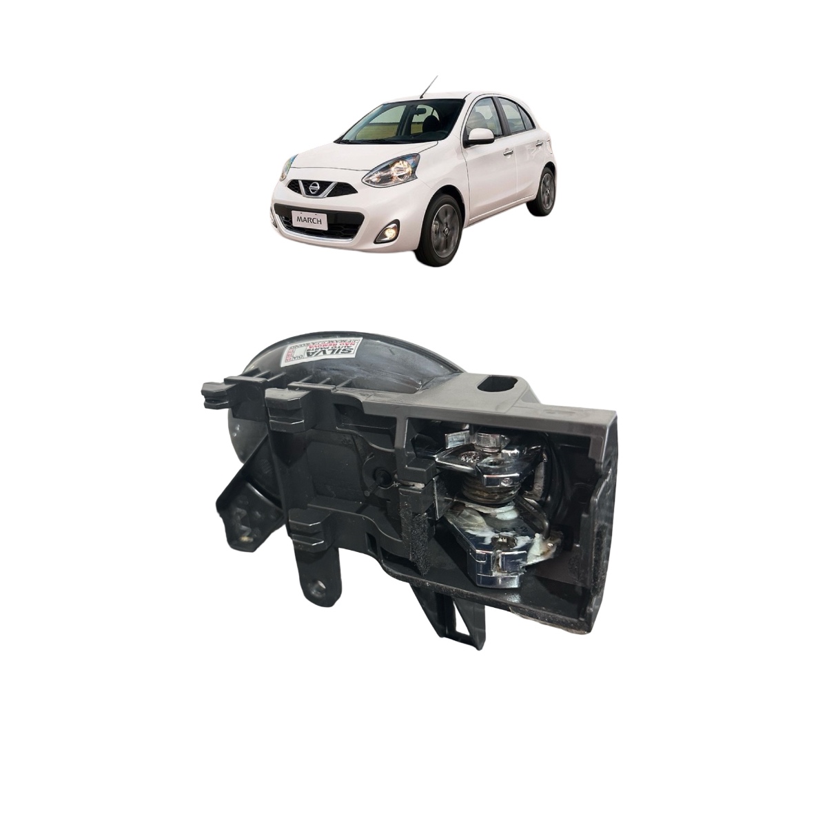 Maçaneta Interna Dianteira Esquerda Nissan March/Versa 2015 - Imagem 4