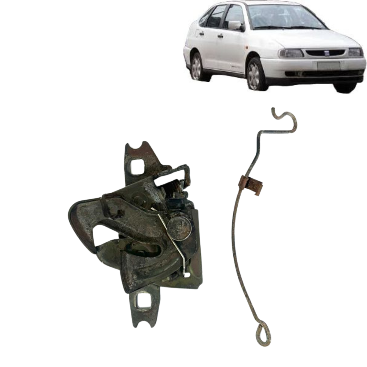 Fechadura Da Trava Do Capo Seat Cordoba Sxe 1997 Original - Imagem 1