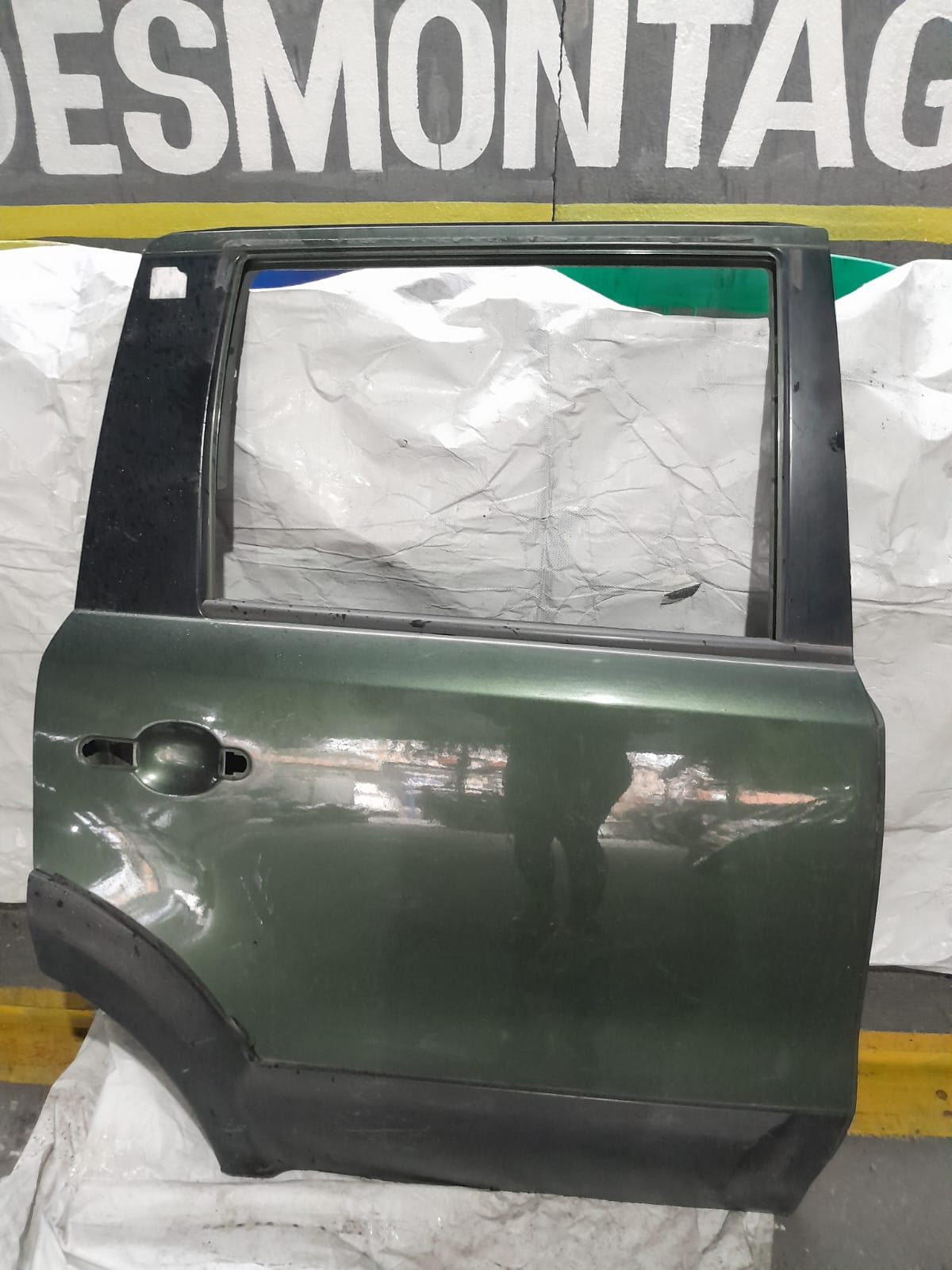 PORTA TRAS NISSAN LIVINA 09/12 LD VERDE