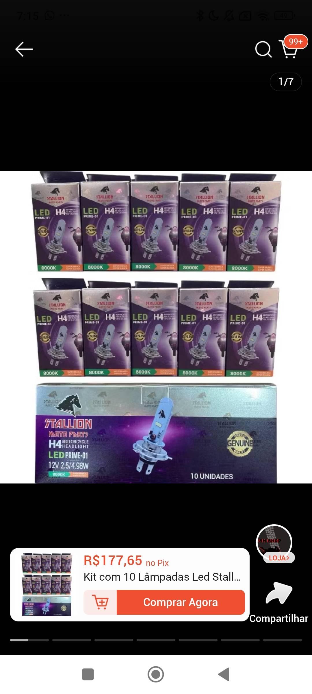 LÂMPADA DE LED STALION - Imagem 1