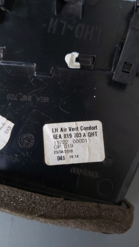 Difusor Ar Lateral Esquerdo Vw Virtus 6ea819703a - Imagem 4