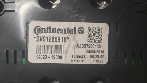 Painel Instrumento Hyundai Hb20 2016 940231s000 - Imagem 5