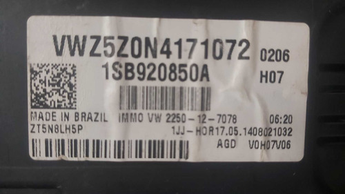 Painel Instrumento Vw Up 2014 1sb920850a - Imagem 5