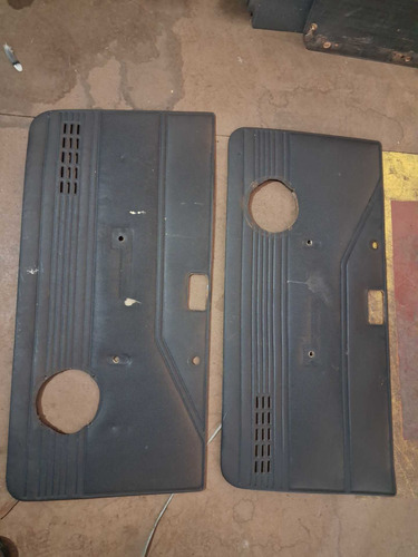 Forro Porta Fiat Uno 2p 1994 Preto - Par