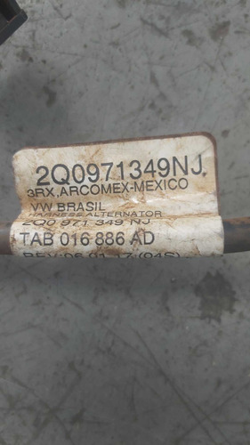 Cabo Bateria E Alternador Vw Virtus 1.0 Tsi 2q0971349nj - Imagem 4