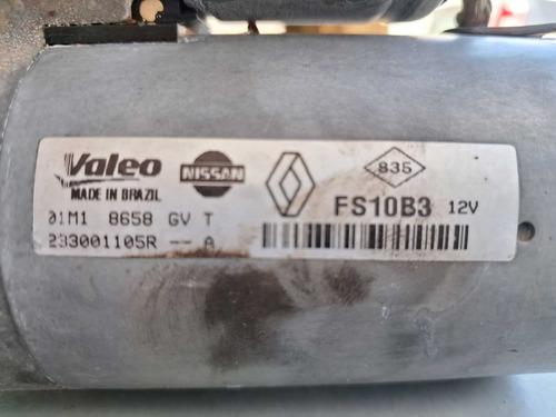 Motor Partida Renault Megane 1.6 16v 233001105r Fs10b3 - Imagem 2