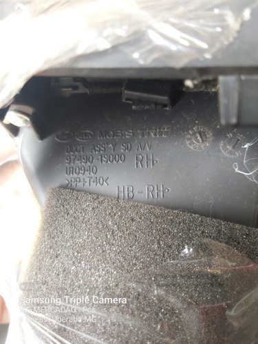 Difusor Ar Lateral Direito C/ Cromo  Hyundai Hb20 974901s000 - Imagem 4