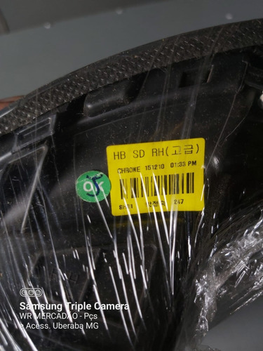 Difusor Ar Lateral Direito C/ Cromo  Hyundai Hb20 974901s000 - Imagem 5