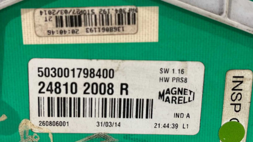 Painel Instrumento Renault Sandero 2014 1.6 8v 503001798400 - Imagem 5