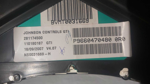 Painel Instrumento Peugeot 307 1.6 16v 2007 P9660470480 - Imagem 5