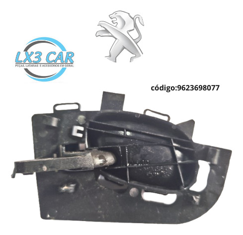Maçaneta Interna Esquerda Peugeot 206 207 Traseira - Imagem 4