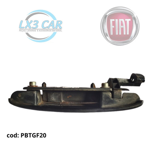 Par De Maçaneta Externa Do Palio Siena 1998 A 2007 Traseira - Imagem 3