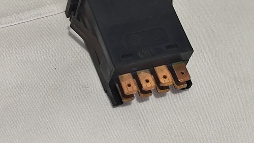 Botão Do Pisca Alerta Gol Saveiro Parati G3 1998 A 2006 Preto - Imagem 7