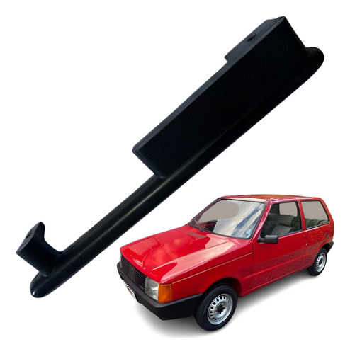 Puxador Interno Porta Direito Uno 1991 A 1999 Preto