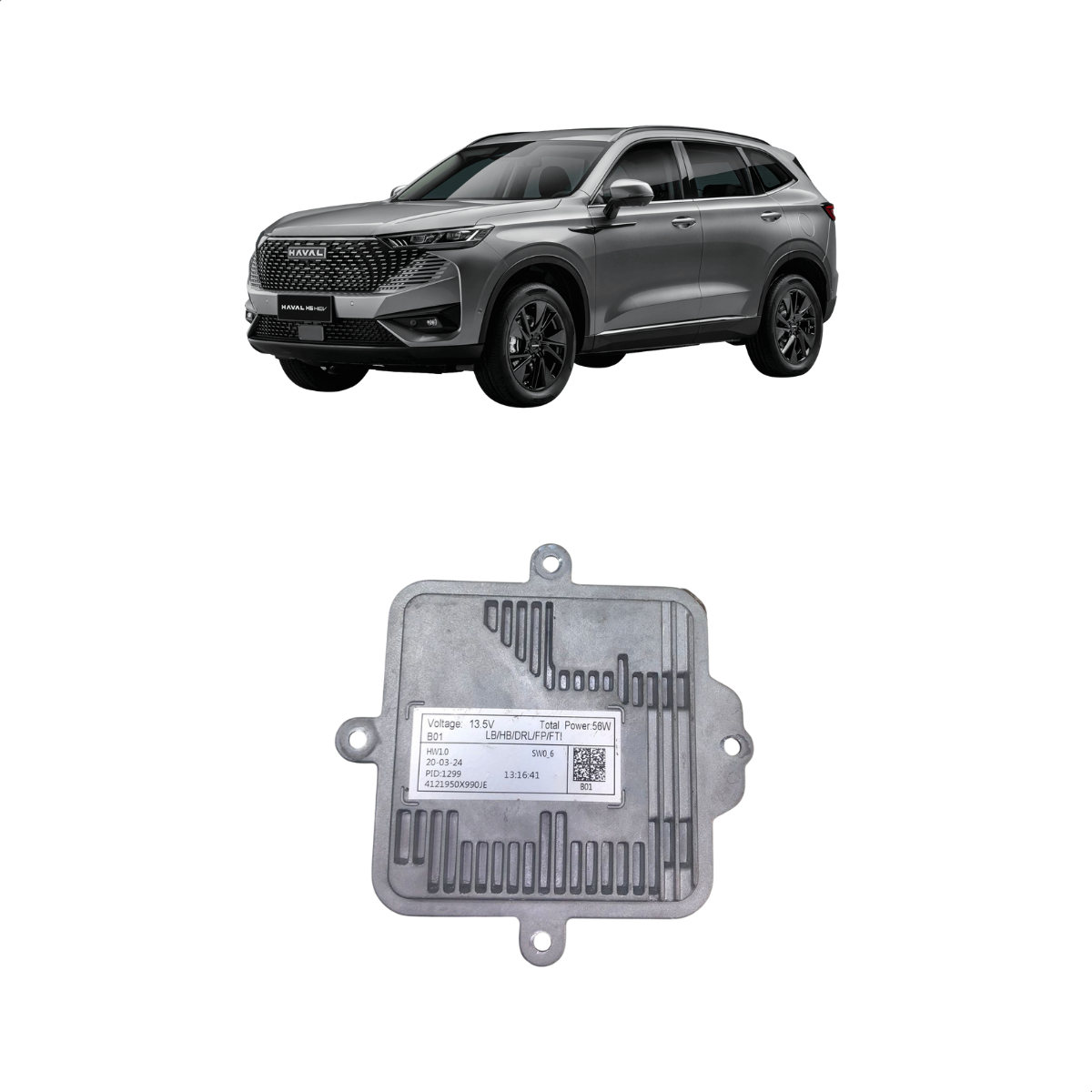 MODULO REATOR FAROL HAVAL H6 DIREITO 2021/2024 IN.