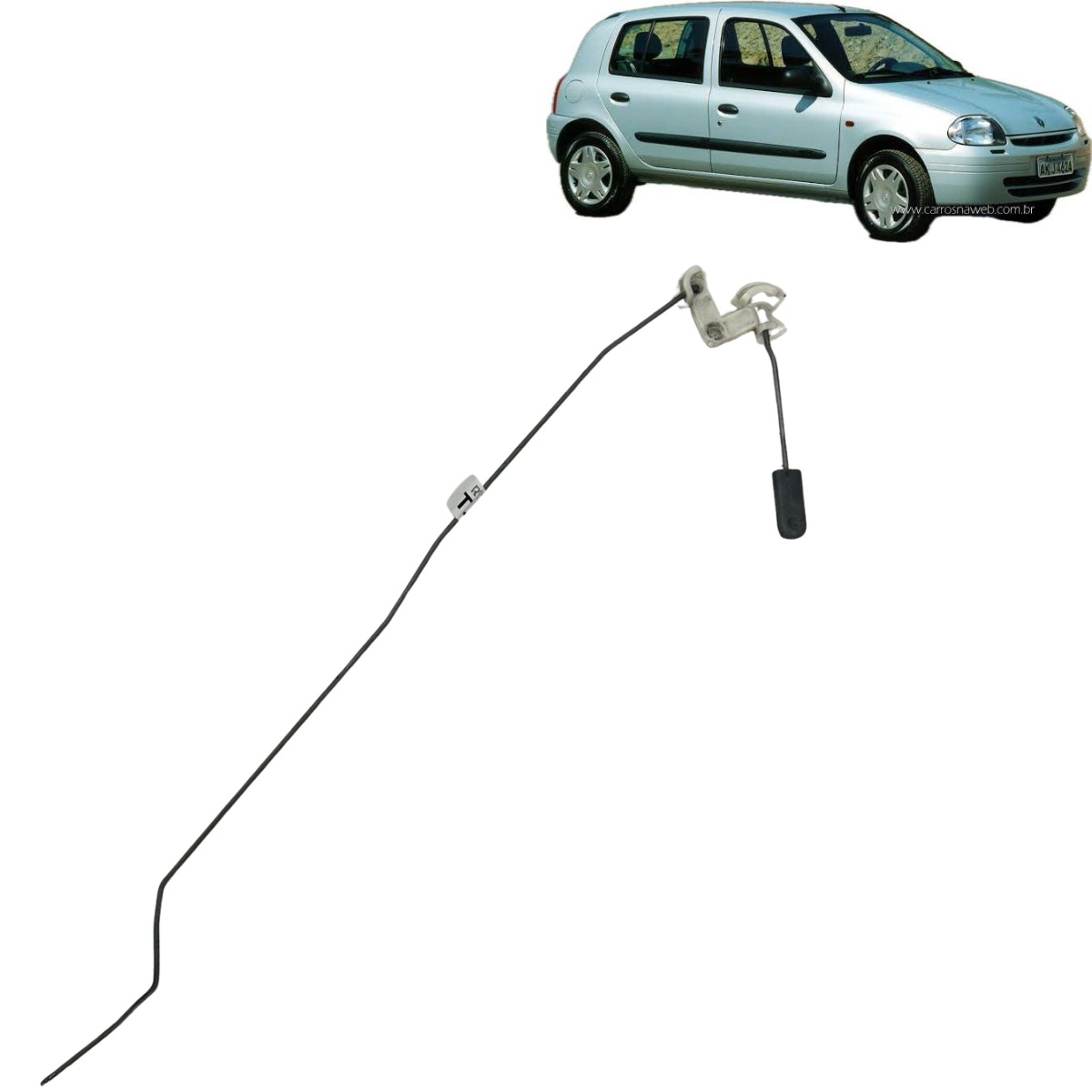 Pino Haste Fechadura Porta Tras Esq Renault Clio 7700831967