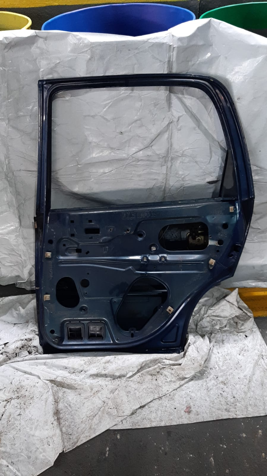 PORTA TRAS CORSA 4P 97/11 LD AZUL - Imagem 2