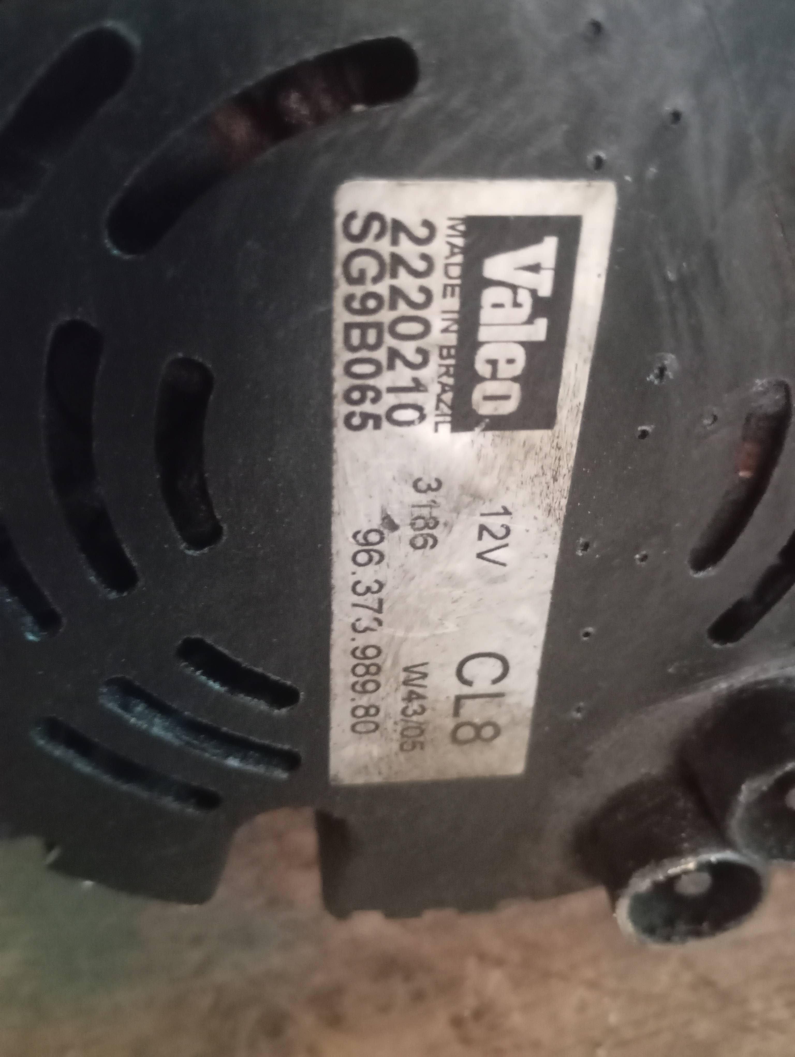 Alternador Peugeot 206 207 1.4 8v 1.6 16v - Imagem 5