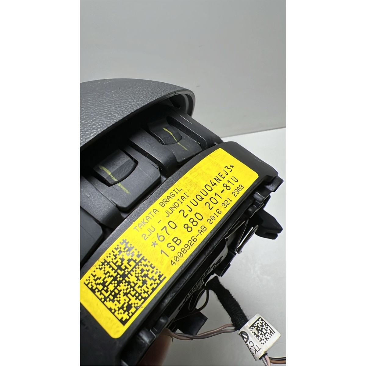 Bolsa Do Volante Aír Bag Vw Up 2017 A 2022 1sb880201 Preto - Imagem 4