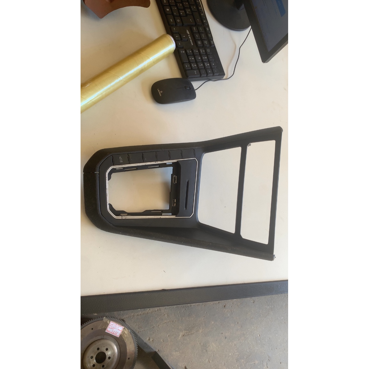 Console Central Vw Nivus Polo Virtus 2019/22 Preta/cinza - Imagem 2