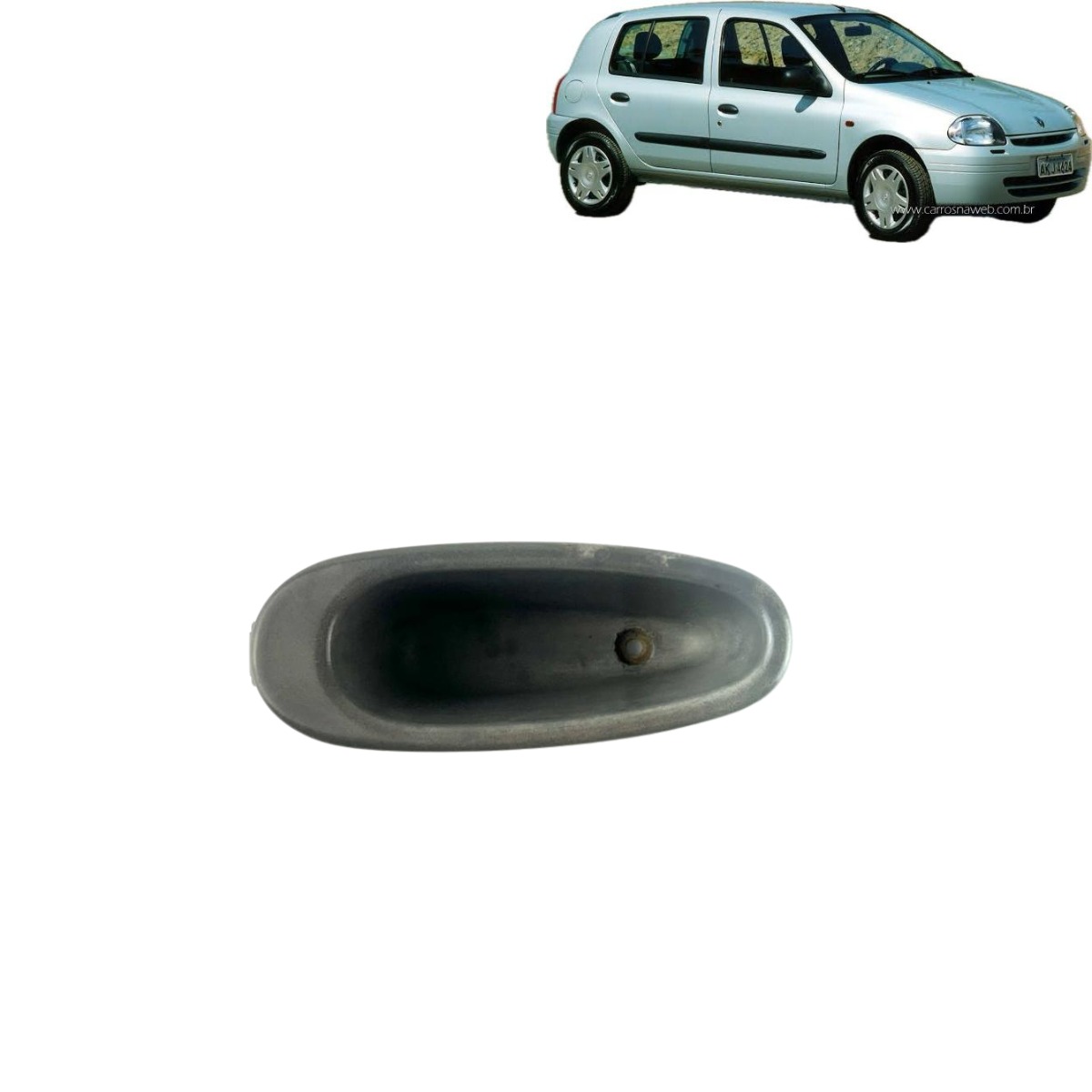 Moldura Puxador Interno Esquerdo Renault Clio 7700435057