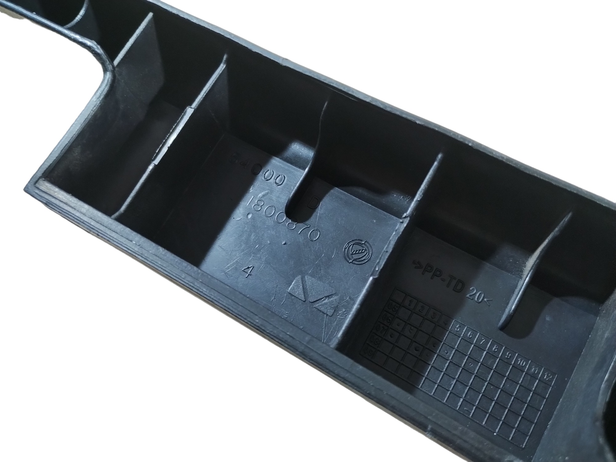Puxador Porta Tras Orig Fiat Uno Mille Fiorino 95/13 Preto - Imagem 4