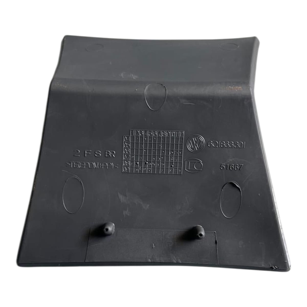 Tapete borracha Console Central Volkswagen Polo 2006 a 2014 - Imagem 2