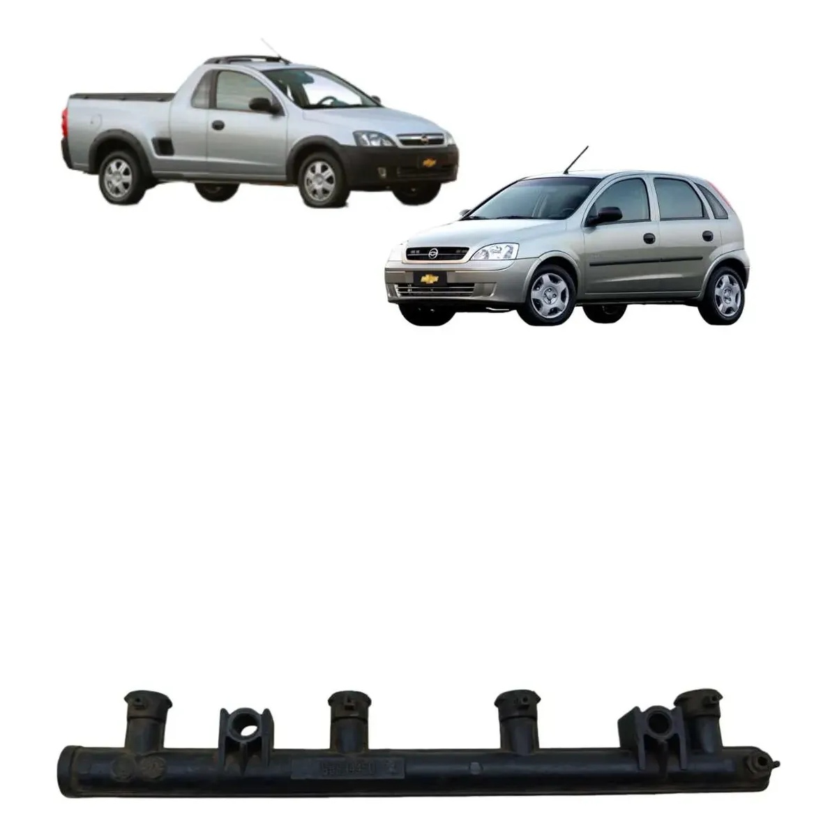Flauta Bicos Injetores Gm Corsa Montana 1.8 2005/12 93394450