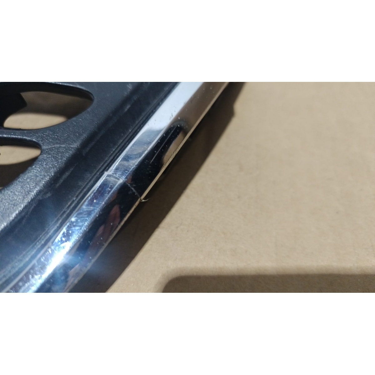 Grade Dianteira Kia Picanto 2009 A 2011 C/ Detalhe Preto Cromado - Imagem 4
