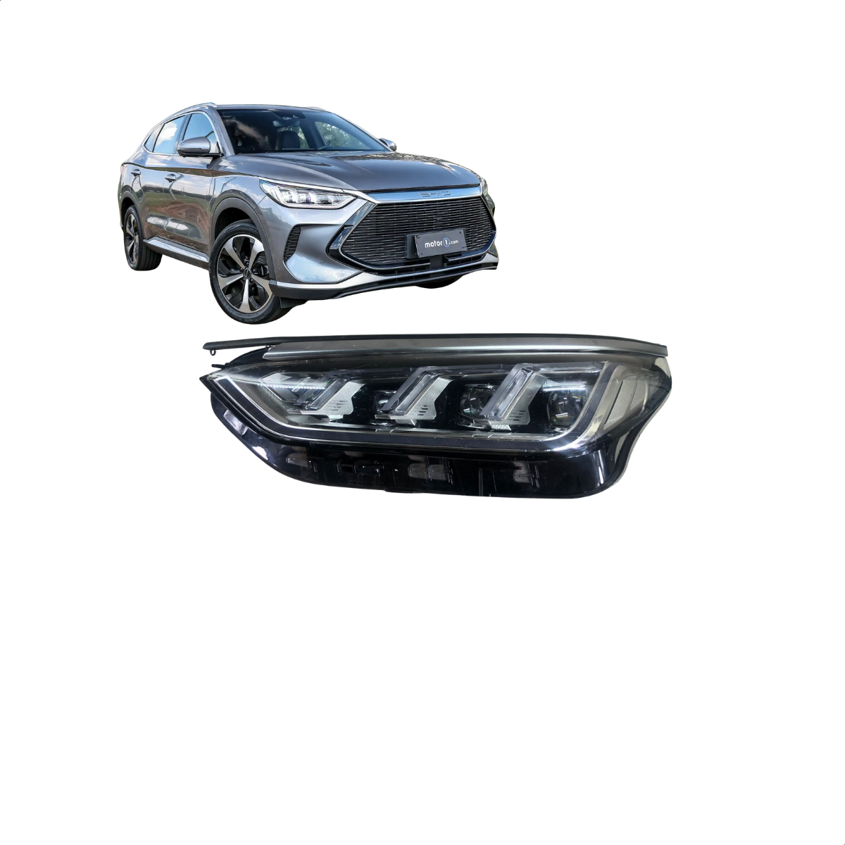 FAROL ESQUERDO COM LED BYD SONG PLUS 2023/2025 IN.