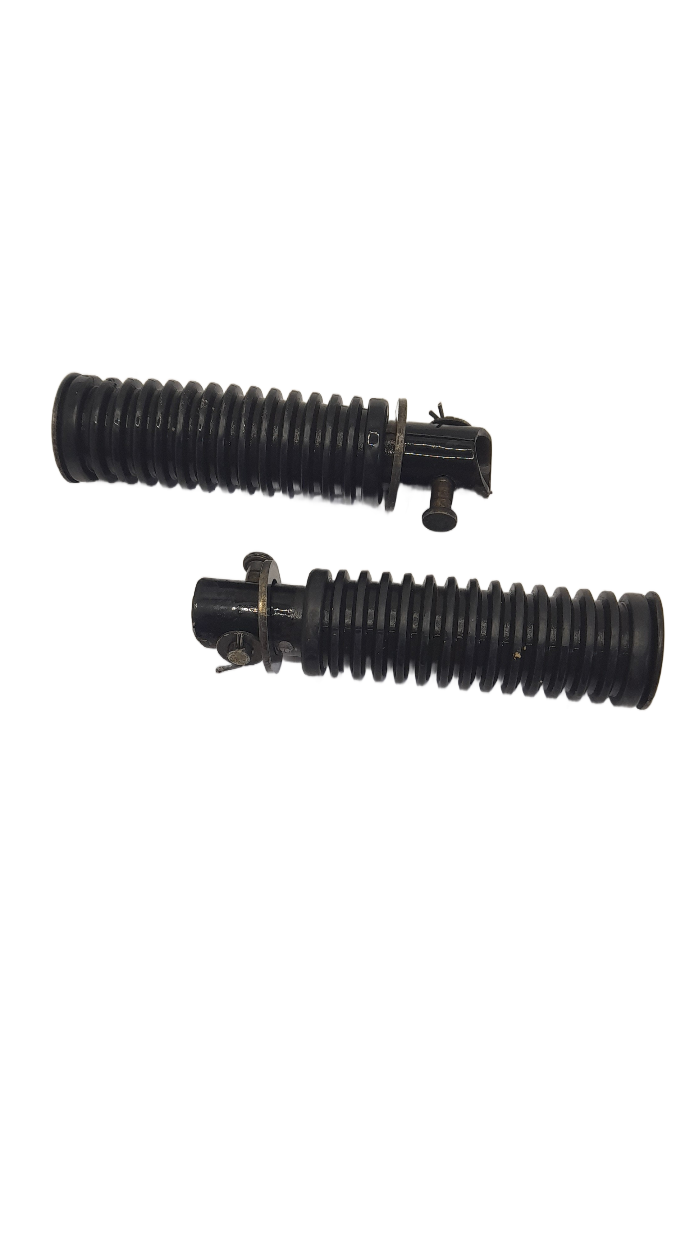 Par Pedaleira Traseira Biz 125 Titan 150 Ks Mix Fan 125 ks - Imagem 1