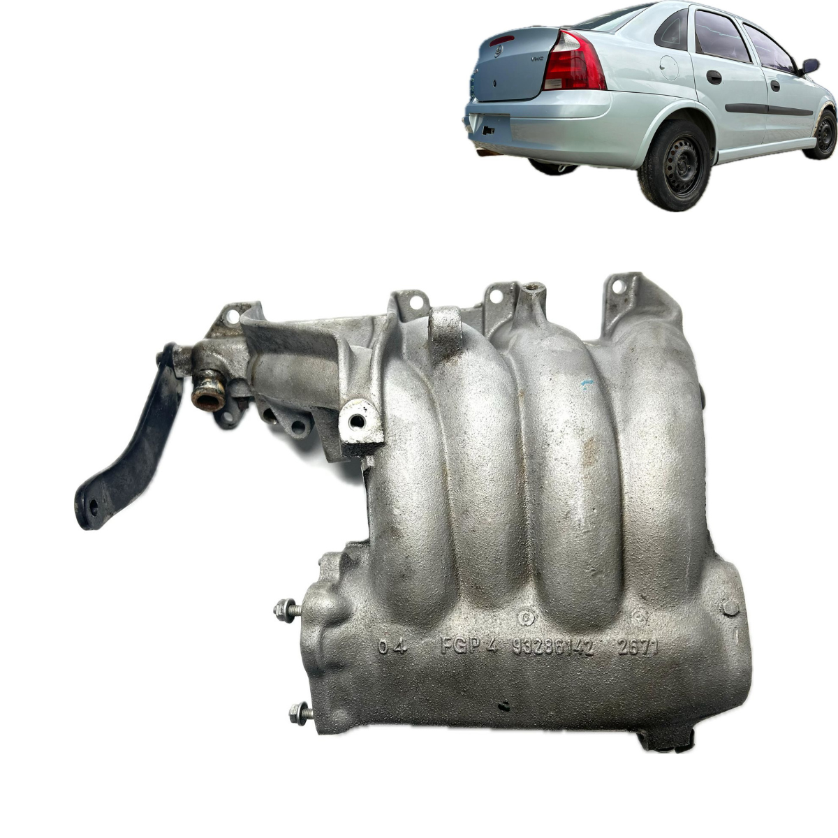 Coletor Admissão Chevrolet Corsa Sedan 2004 1.0 93286142 - Imagem 1
