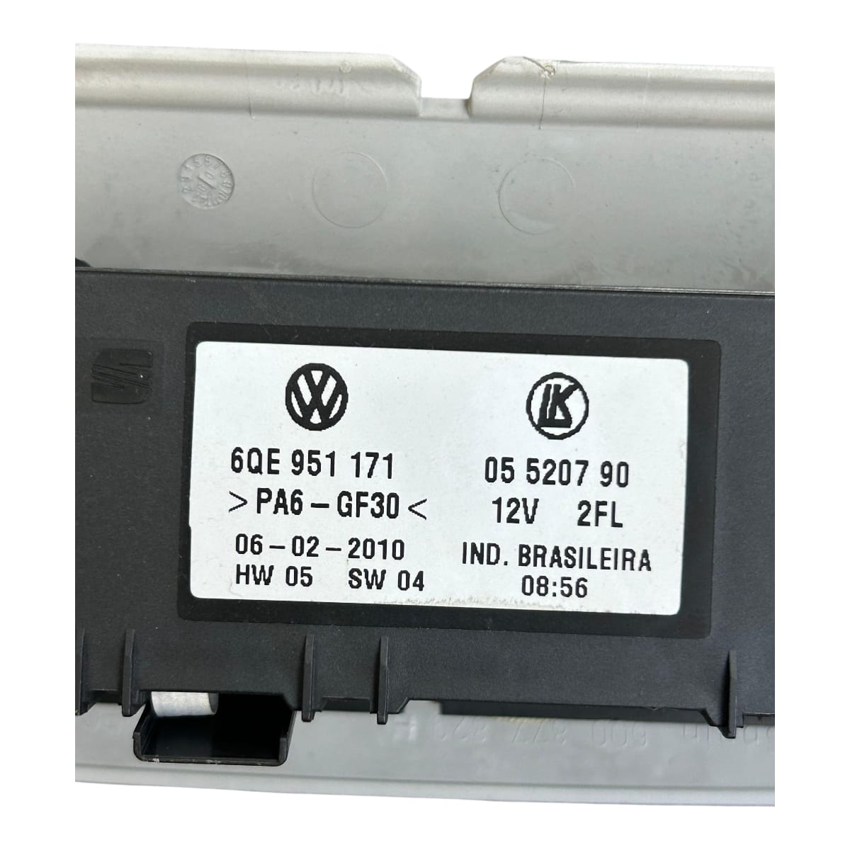 Sensor Ultrasônico Alarme Polo 2007 2008 2014 Branco - Imagem 7